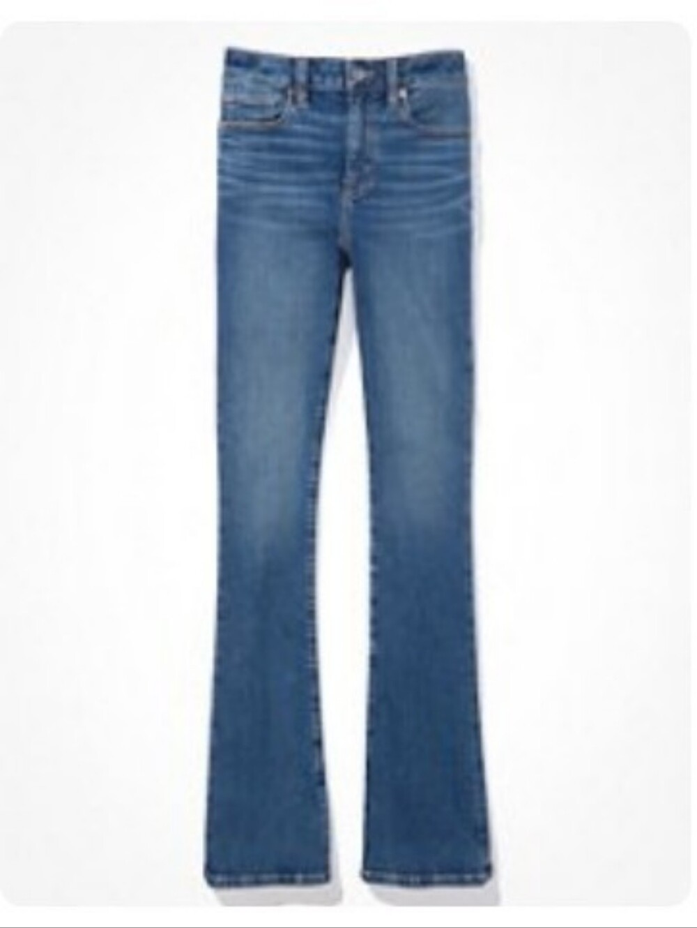 AE Next Level High Waisted Skinny Kick Jeans Denim Sz 8